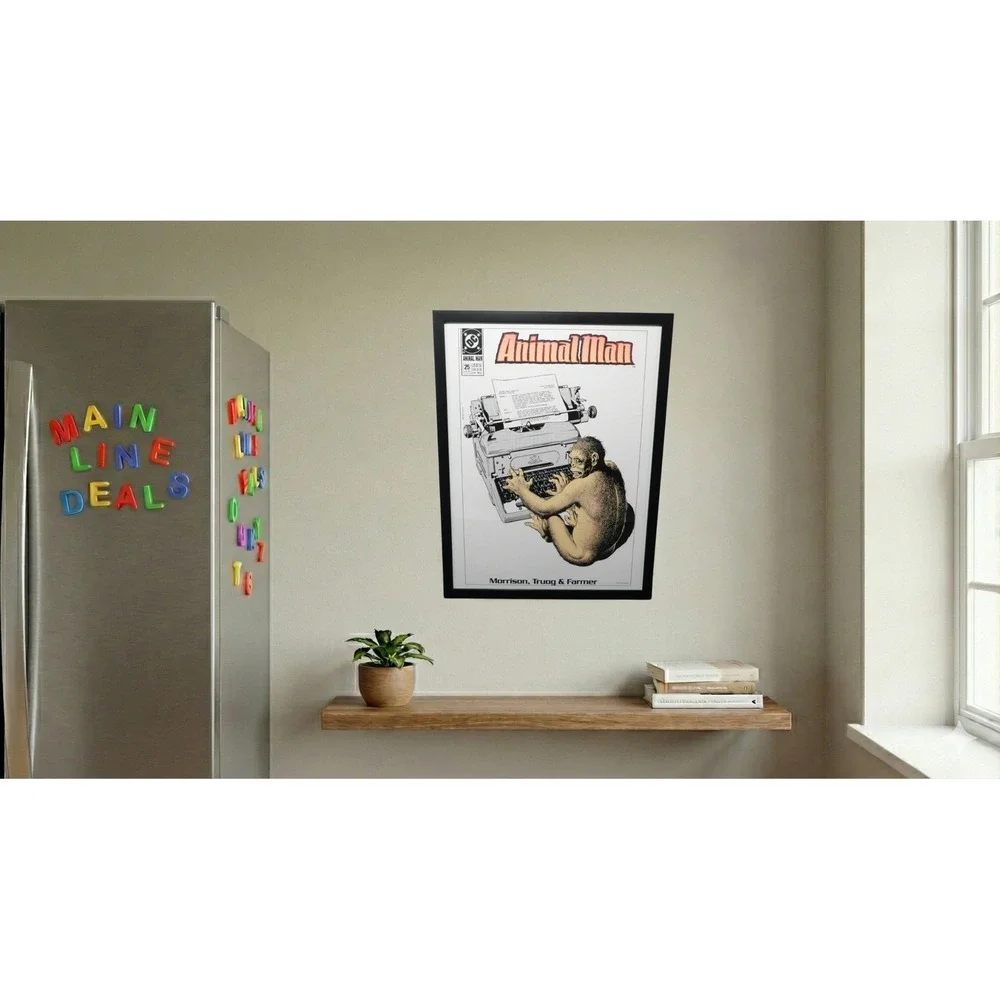 Animal Man #25 Framed 12x16 Comic Cover Art by Brian Bolland | DC Comics - Picture 2 of 3